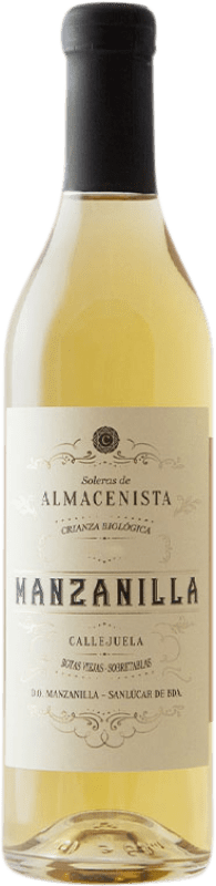 Kostenloser Versand | Verstärkter Wein Callejuela Pago Añina D.O. Manzanilla-Sanlúcar de Barrameda Andalusien Spanien Palomino Fino Medium Flasche 50 cl