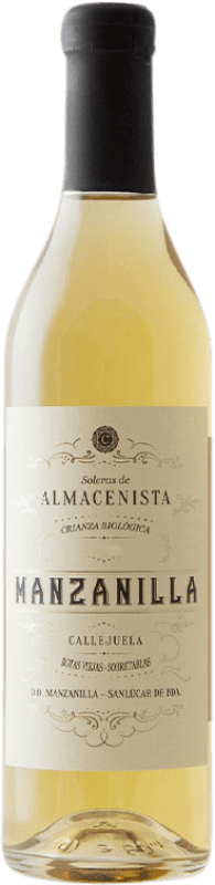 27,95 € Envio grátis | Vinho fortificado Callejuela Pago Añina D.O. Manzanilla-Sanlúcar de Barrameda Garrafa Medium 50 cl
