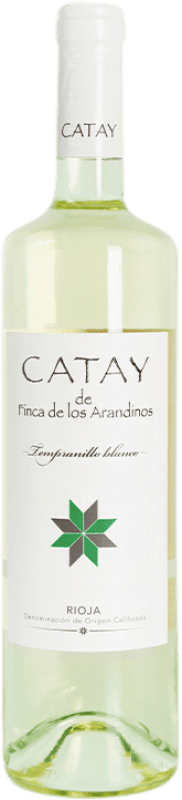 Бесплатная доставка | Белое вино Finca de Los Arandinos Catay D.O.Ca. Rioja Ла-Риоха Испания Tempranillo White 75 cl