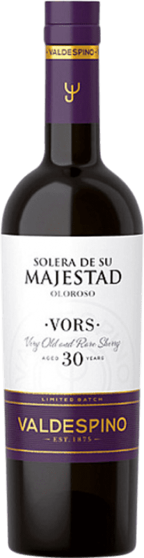 159,95 € Envoi gratuit | Vin Doux Valdespino Su Majestad Solera, Oloroso VORS Very Old Rare Sherry — Très Vieux et Rare D.O. Jerez-Xérès-Sherry Bouteille Medium 50 cl