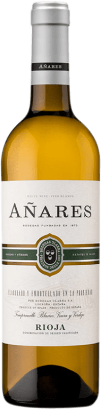 6,95 € | Белое вино Olarra Añares Blanco D.O.Ca. Rioja Ла-Риоха Испания Viura, Tempranillo White, Verdejo 75 cl