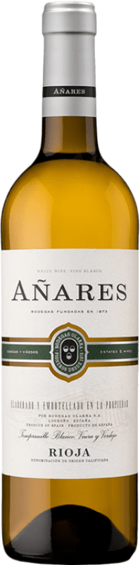 5,95 € Envío gratis | Vino Blanco Olarra Añares D.O.Ca. Rioja