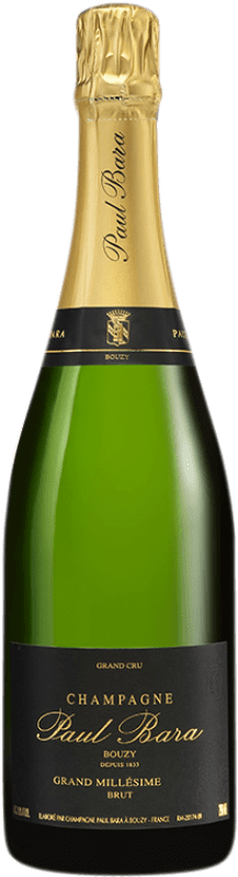 Бесплатная доставка | Белое игристое Paul Bara Millésimé A.O.C. Champagne шампанское Франция Pinot Black, Chardonnay 75 cl