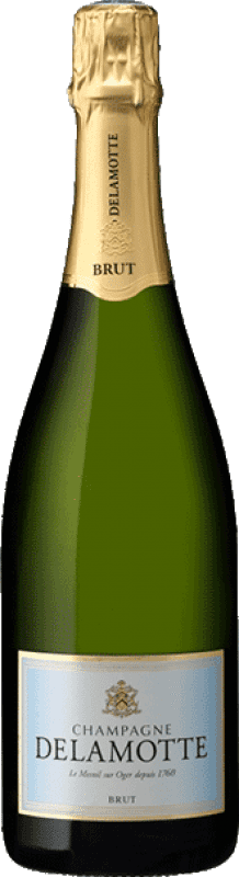 Free Shipping | White sparkling Delamotte Brut A.O.C. Champagne Champagne France Pinot Black, Chardonnay, Pinot Meunier 75 cl