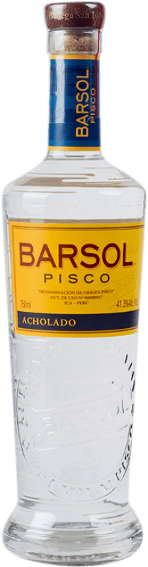 29,95 € Envio grátis | Aguardente Pisco San Isidro Barsol Acholado