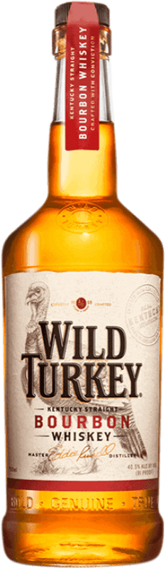 Бесплатная доставка | Виски Бурбон Wild Turkey Кентукки Соединенные Штаты 70 cl