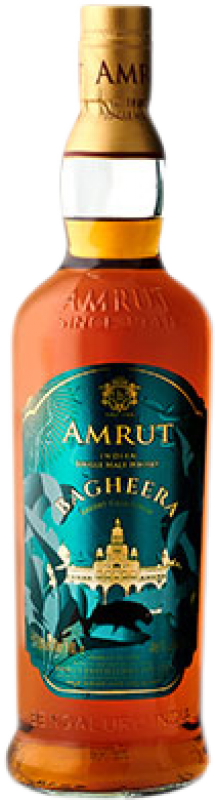 77,95 € | 威士忌单一麦芽威士忌 Amrut Indian Bagheera 印度 70 cl