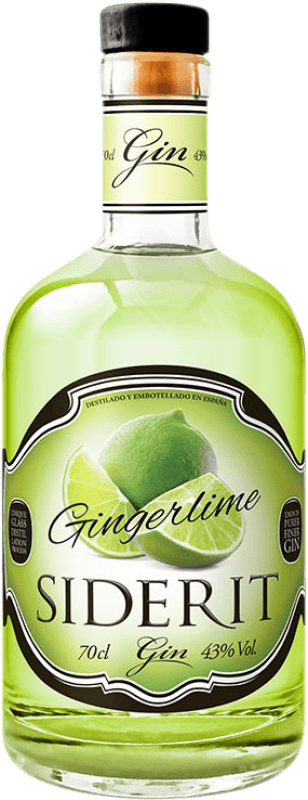 Бесплатная доставка | Джин Siderit Gin Gingerlime Испания 70 cl