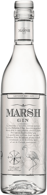 Kostenloser Versand | Genever Gin Barbadillo Marsh Spanien Medium-Flasche 50 cl