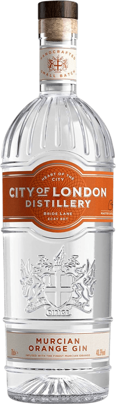 Spedizione Gratuita | Gin City of London Rhubarb & Rose Gin Regno Unito 70 cl