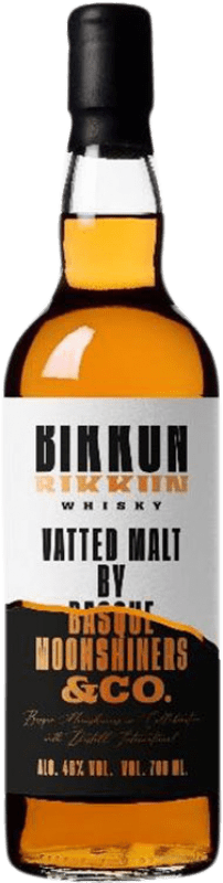 Бесплатная доставка | Виски смешанные Basque Moonshiners Bikkun Vatted Malt Испания 70 cl