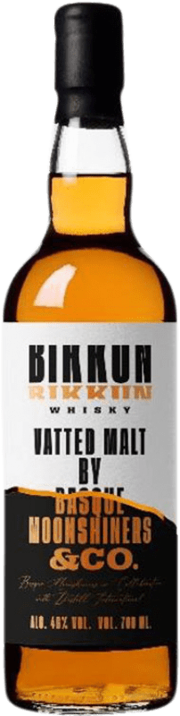 Envoi gratuit | Whisky Blend Basque Moonshiners Bikkun Vatted Malt Espagne 70 cl