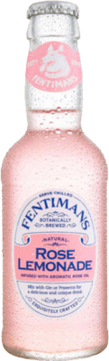 Envío gratis | Caja de 4 unidades Refrescos y Mixers Fentimans Rose Lemonade Tonic Water Reino Unido Botellín 20 cl
