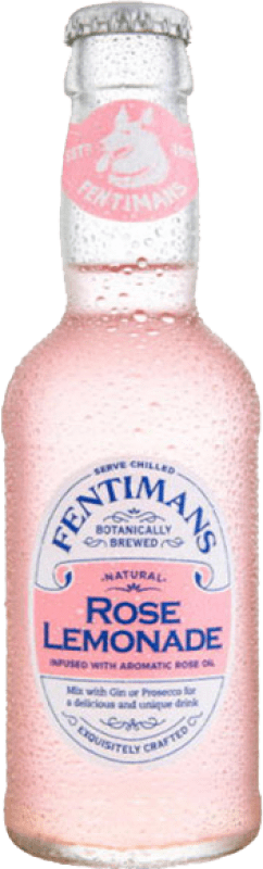 5,95 € Бесплатная доставка | Коробка из 4 единиц Безалкогольные напитки Fentimans Lemonade Tonic Water Rosé — Розе Мини-бутылка 20 cl
