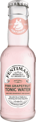 Envío gratis | Caja de 4 unidades Refrescos y Mixers Fentimans Pink Grapefruit Tonic Water Reino Unido Botellín 20 cl