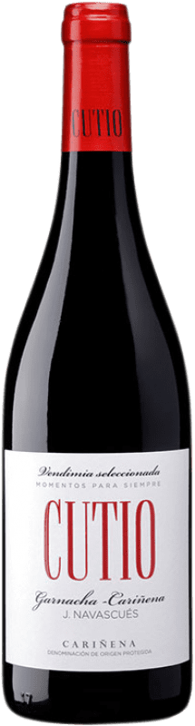 8,95 € | Red Wine J. Navascués Mas de Mancuso Cutio D.O. Cariñena Aragon Spain Garnacha — Grenache, Cariñena — Carignan 75 cl