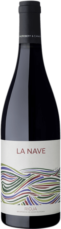 Free Shipping | Red wine MacRobert & Canals La Nave D.O.Ca. Rioja The Rioja Spain Tempranillo, Grenache, Mazuelo 75 cl