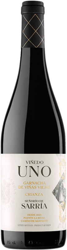 17,95 € Spedizione Gratuita | Vino rosso Señorío de Sarría Viñedo Uno Crianza D.O. Navarra