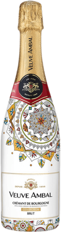 37,95 € Free Shipping | White sparkling Veuve Ambal Collection Mandala Brut A.O.C. Crémant de Bourgogne