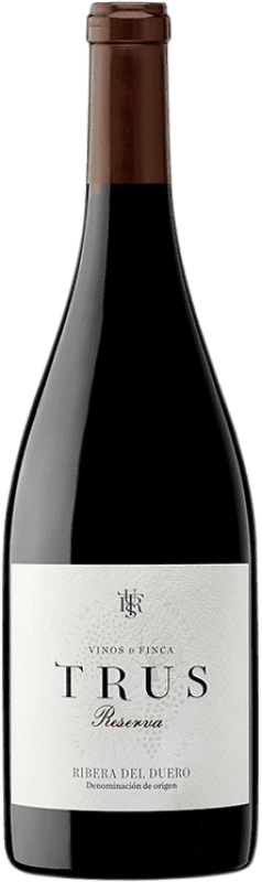 33,95 € | Vin rouge Trus Réserve D.O. Ribera del Duero Castille et Leon Espagne Tempranillo 75 cl