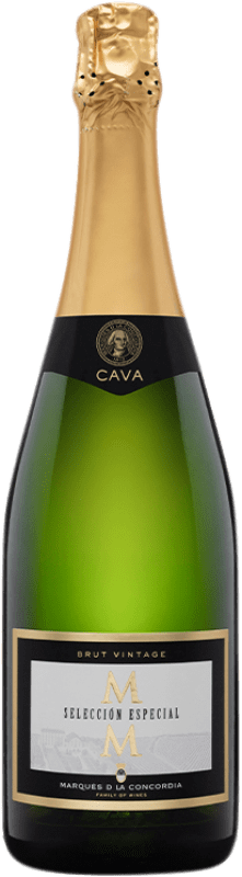 Envoi gratuit | Blanc mousseux Marqués de La Concordia MM Selección Especial Brut Macabeo, Xarel·lo, Parellada 75 cl