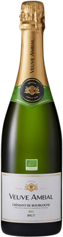 Бесплатная доставка | Белое игристое Veuve Ambal Bio брют A.O.C. Crémant de Bourgogne Бургундия Франция Pinot Black, Chardonnay 75 cl