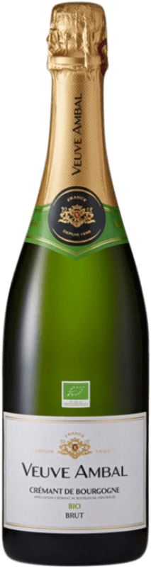Free Shipping | White sparkling Veuve Ambal Bio Brut A.O.C. Crémant de Bourgogne Burgundy France Pinot Black, Chardonnay 75 cl