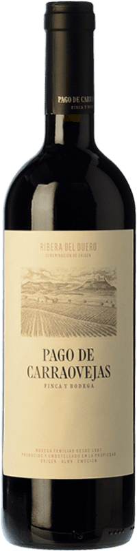 84,95 € | Красное вино Pago de Carraovejas старения D.O. Ribera del Duero Кастилия-Леон Испания Tempranillo, Merlot, Cabernet Sauvignon бутылка Магнум 1,5 L