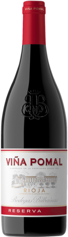36,95 € Free Shipping | Red wine Bodegas Bilbaínas Viña Pomal Reserva D.O.Ca. Rioja The Rioja Spain Tempranillo Magnum Bottle 1,5 L