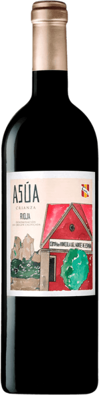 11,95 € | 红葡萄酒 Norte de España - CVNE Asua Crianza — 陈酿 D.O.Ca. Rioja 拉里奥哈 西班牙 Tempranillo — 丹魄, Garnacha — 歌海娜, Graciano — 格拉西亚诺, Mazuelo — 马苏埃洛, Cariñena — 佳丽酿 75 cl