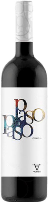 7,95 € | Красное вино Volver Paso a Paso Молодой D.O. La Mancha Castilla la Mancha y Madrid Испания Tempranillo 75 cl