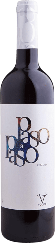 7,95 € | 赤ワイン Volver Paso a Paso 若い D.O. La Mancha Castilla la Mancha y Madrid スペイン Tempranillo 75 cl
