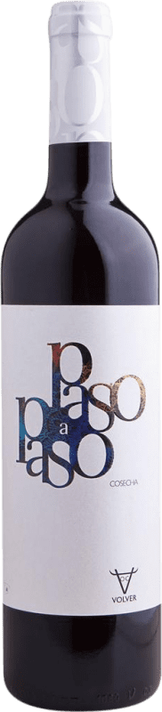 10,95 € Envio grátis | Vinho tinto Volver Paso a Paso Jovem D.O. La Mancha