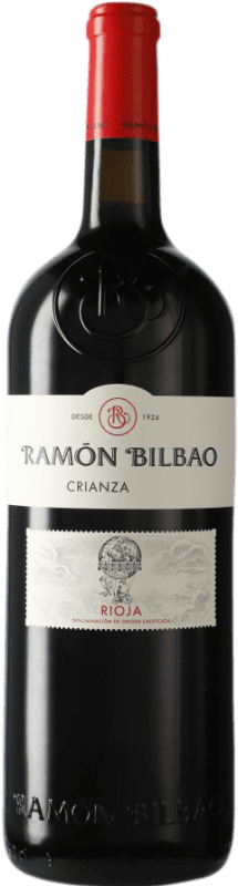 97,95 € Free Shipping | Red wine Ramón Bilbao Aged D.O.Ca. Rioja Special Bottle 5 L