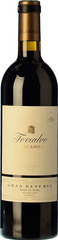 114,95 € Free Shipping | Red wine Vizcarra Torralvo Gran Reserva D.O. Ribera del Duero Castilla y León Spain Tempranillo Bottle 75 cl