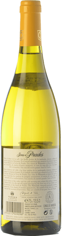 28,95 € Free Shipping | White wine Torres Sons de Prades Crianza D.O. Conca de Barberà Catalonia Spain Chardonnay Bottle 75 cl
