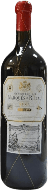 免费送货 | 红葡萄酒 Marqués de Riscal Arienzo de Riscal Crianza — 陈酿 D.O.Ca. Rioja 拉里奥哈 西班牙 Tempranillo — 丹魄, Graciano — 格拉西亚诺, Mazuelo — 马苏埃洛, Cariñena — 佳丽酿 双大瓶 — Jeroboam-Double Magnum 3 L