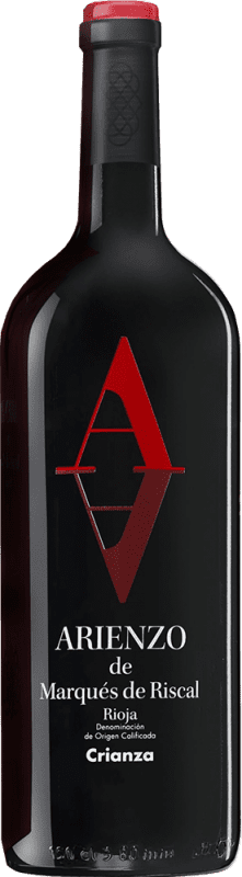 34,95 € | Vin Rouge Marqués de Riscal Arienzo de Riscal Crianza D.O.Ca. Rioja La Rioja Espagne Tempranillo, Graciano, Mazuelo, Cariñena — Carignan Bouteille Jéroboam-Double Magnum 3 L