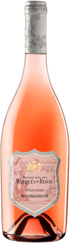 Kostenloser Versand | Roséwein Marqués de Riscal Viñas Viejas Rosado Jung I.G.P. Vino de la Tierra de Castilla y León Kastilien und León Spanien Tempranillo, Grenache 75 cl