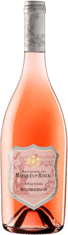 Envio grátis | Vinho rosé Marqués de Riscal Viñas Viejas Rosado Jovem I.G.P. Vino de la Tierra de Castilla y León Castela e Leão Espanha Tempranillo, Grenache 75 cl