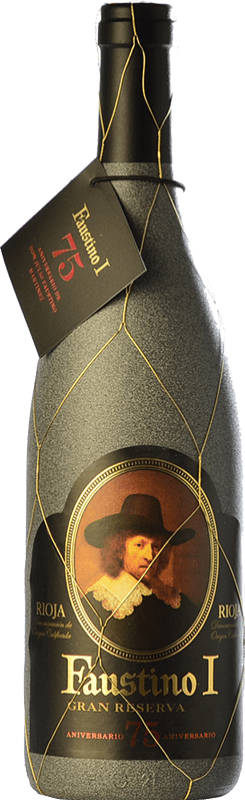 32,95 € | Red wine Faustino I 75 Aniversario Reserva D.O.Ca. Rioja The Rioja Spain Tempranillo, Graciano Bottle 75 cl