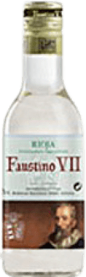 1,95 € | Vin blanc Faustino VII Jeune D.O.Ca. Rioja La Rioja Espagne Macabeo Petite Bouteille 18 cl