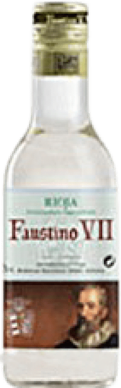 3,95 € 免费送货 | 白酒 Faustino VII 年轻的 D.O.Ca. Rioja 小瓶 18 cl