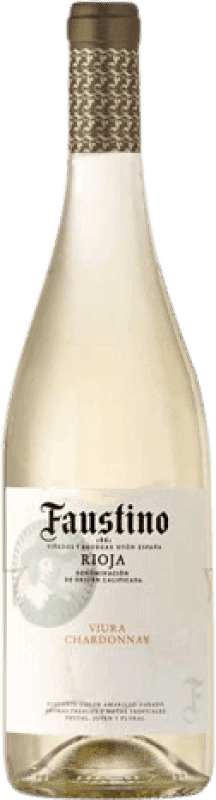 7,95 € | Белое вино Faustino Молодой D.O.Ca. Rioja Ла-Риоха Испания Viura, Chardonnay 75 cl