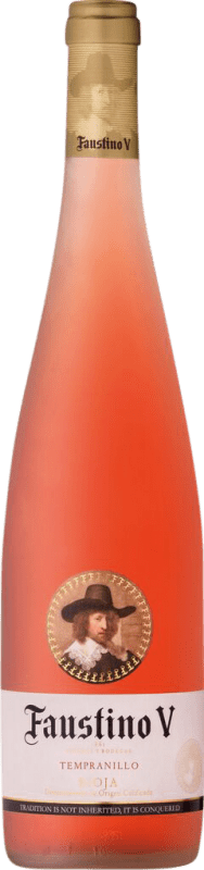 8,95 € Kostenloser Versand | Rosé-Wein Faustino V Jung D.O.Ca. Rioja