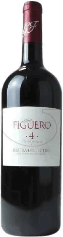 35,95 € 送料無料 | 赤ワイン Figuero 4 Meses オーク D.O. Ribera del Duero マグナムボトル 1,5 L