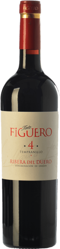 33,95 € Spedizione Gratuita | Vino Rosso Figuero 4 Meses Rovere D.O. Ribera del Duero Bottiglia Magnum 1,5 L