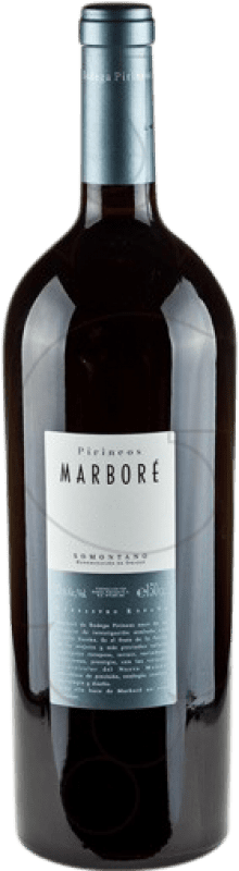 43,95 € | Red wine Pirineos Marbore D.O. Somontano Aragon Spain Tempranillo, Merlot, Cabernet Sauvignon, Moristel, Parraleta Magnum Bottle 1,5 L