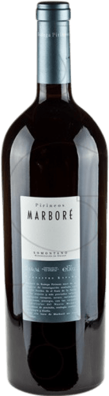 Бесплатная доставка | Красное вино Pirineos Marbore D.O. Somontano Арагон Испания Tempranillo — Темпранильо, Merlot — Мерло, Cabernet Sauvignon — Каберне Совиньон, Moristel — Мористель, Parraleta — Параллета Бутылка Магнум 1,5 L