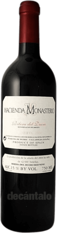 93,95 € | 红酒 Hacienda Monasterio 预订 D.O. Ribera del Duero 卡斯蒂利亚莱昂 西班牙 Tempranillo, Cabernet Sauvignon 瓶子 Magnum 1,5 L